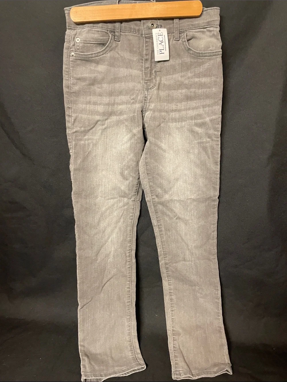 The Children's Place Girls Gray Slim Stretch Jeans